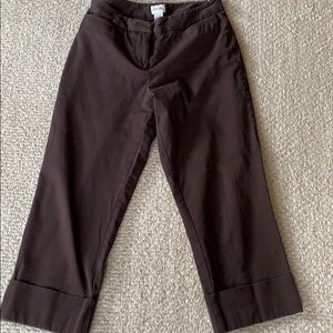 Chico’s chocolate brown capris